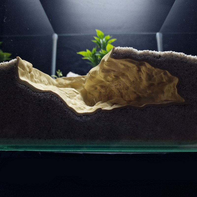 Aquarium Fish Hide - ที่หลบซ่อนสัตว์เลี้ยงแบบหินธรรมชาติพิมพ์ 3 มิติ คุณภาพสูง - ที่พักปลอดภัย