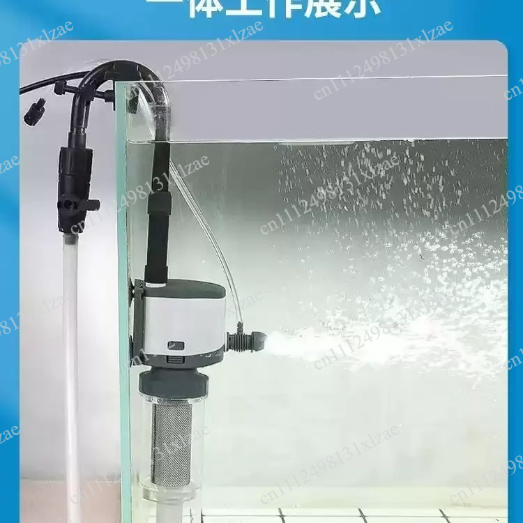 Aquarium Fish Waste Collector - ปั๊มกรองตู้ปลา 3-in-1 220-240V - ระบบหมุนเวียนน้ำ, ระบบกรองน้ำ