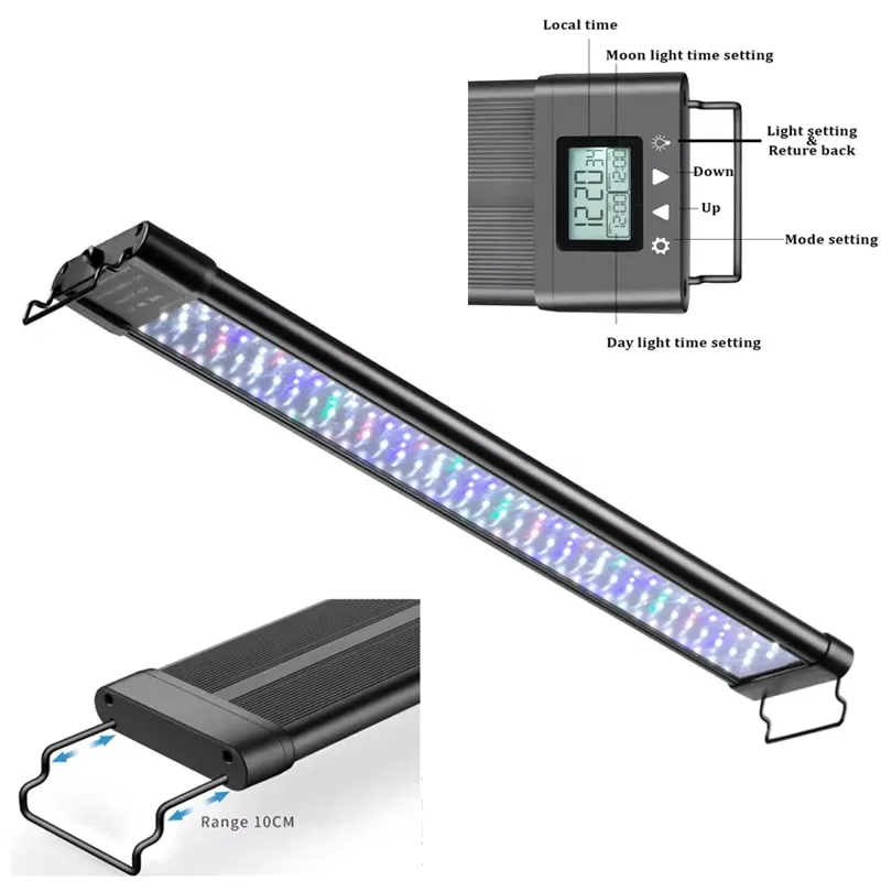 Aquarium Fish Light - ไฟ LED สำหรับตู้ปลาแบบตั้งโปรแกรมได้ พร้อมตัวตั้งเวลา สำหรับตู้ปลาขนาด 75