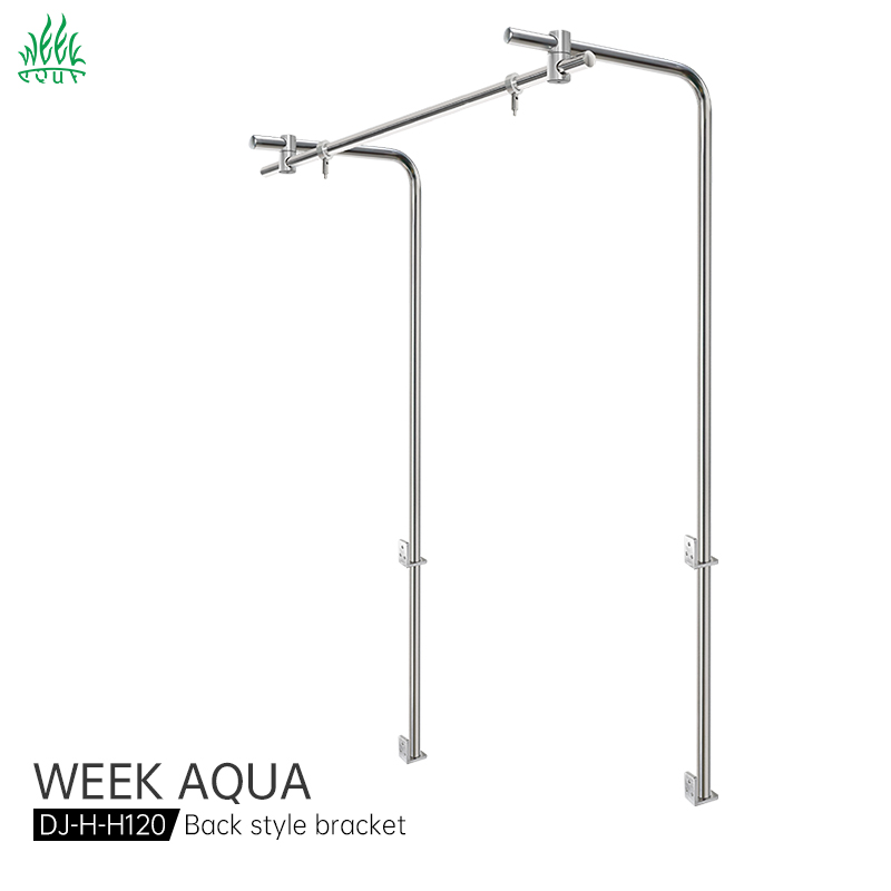 Aquarium Fish Light - WEEKAQUA DJ-H-H120 ขายึดโคมไฟตู้ปลาแบบมืออาชีพ ทำจากสแตนเลส สำหรับตู้ปลาขนาด 4