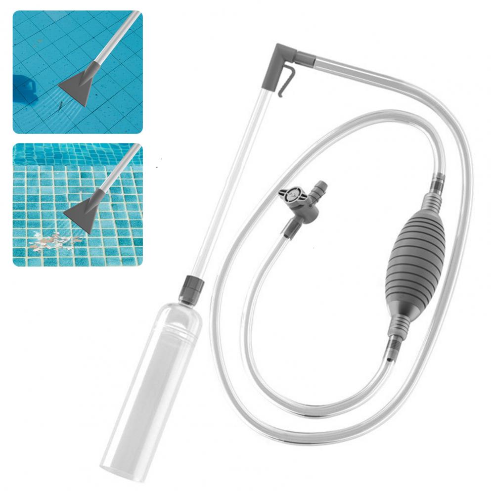 Aquarium Fish Maintenance - เครื่องดูดฝุ่นสระว่ายน้ำแบบไร้สาย, วาล์วท่อกาลักน้ำ2ตัวแปลงหัวฉีดเปลี่ยนตู้ปลาอ่างน้ำร้อนสปาแบบแมนนวล