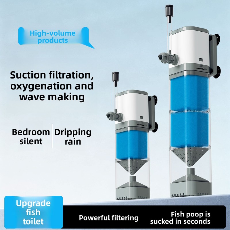 Aquarium Fish Waste Collector - เครื่องกรองในตู้ปลาแบบติดตั้งภายใน – เครื่องกรองตู้ปลา 5 in 1