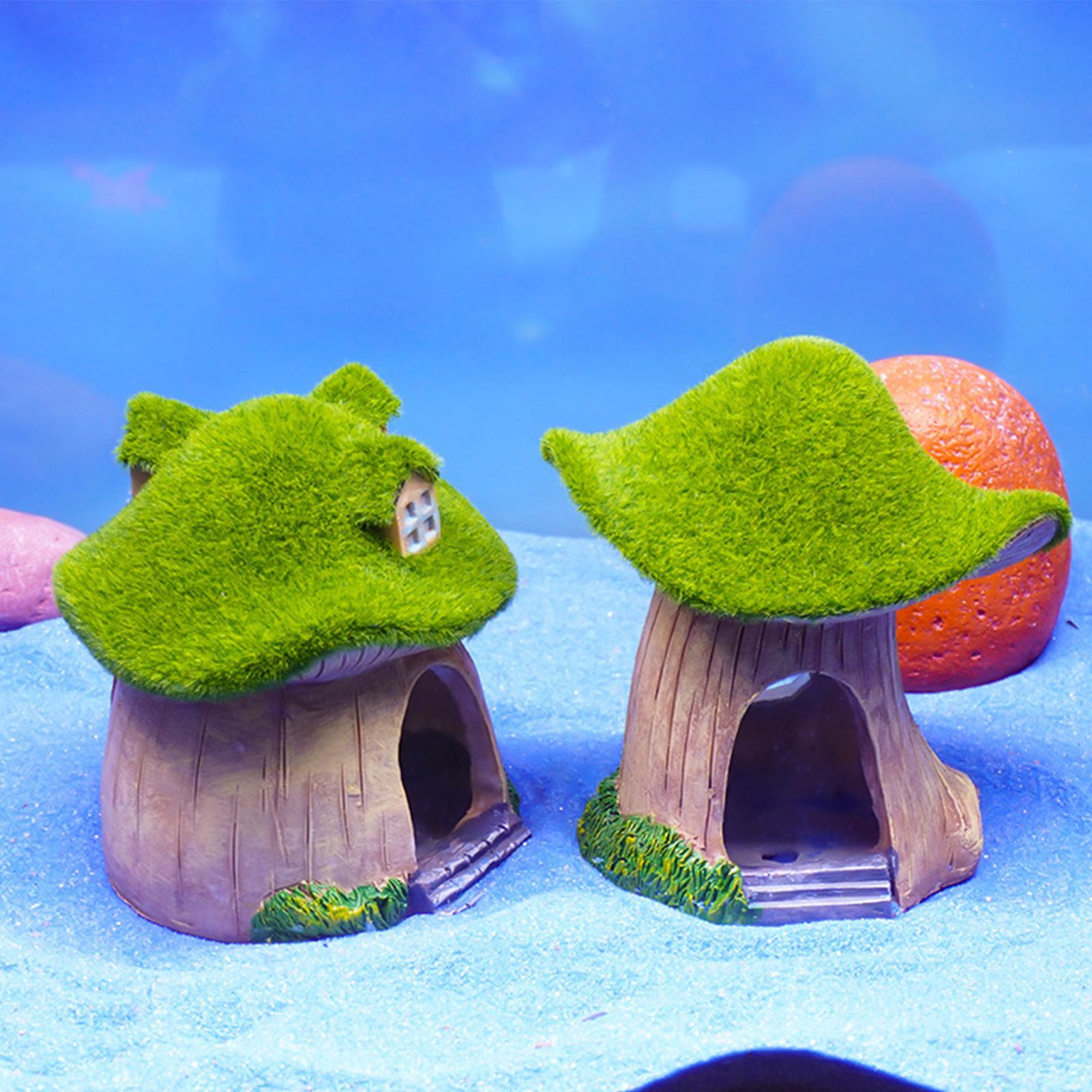 Aquarium Fish Restaurant - รูปปั้นตกแต่งตู้ปลา รูปเห็ด สำหรับตกแต่งห้องนั่งเล่น ห้องนอน ห้องทำงาน ร้านอาหาร