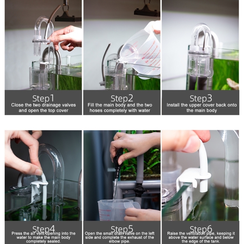Aquarium Fish Maintenance - 37ME เครื่องเปลี่ยนน้ำอัตโนมัติสำหรับตู้ปลาพร้อมระบบล้นเพื่อการบำรุงรักษาตู้ปลาที่ง่ายและปลอดภัย