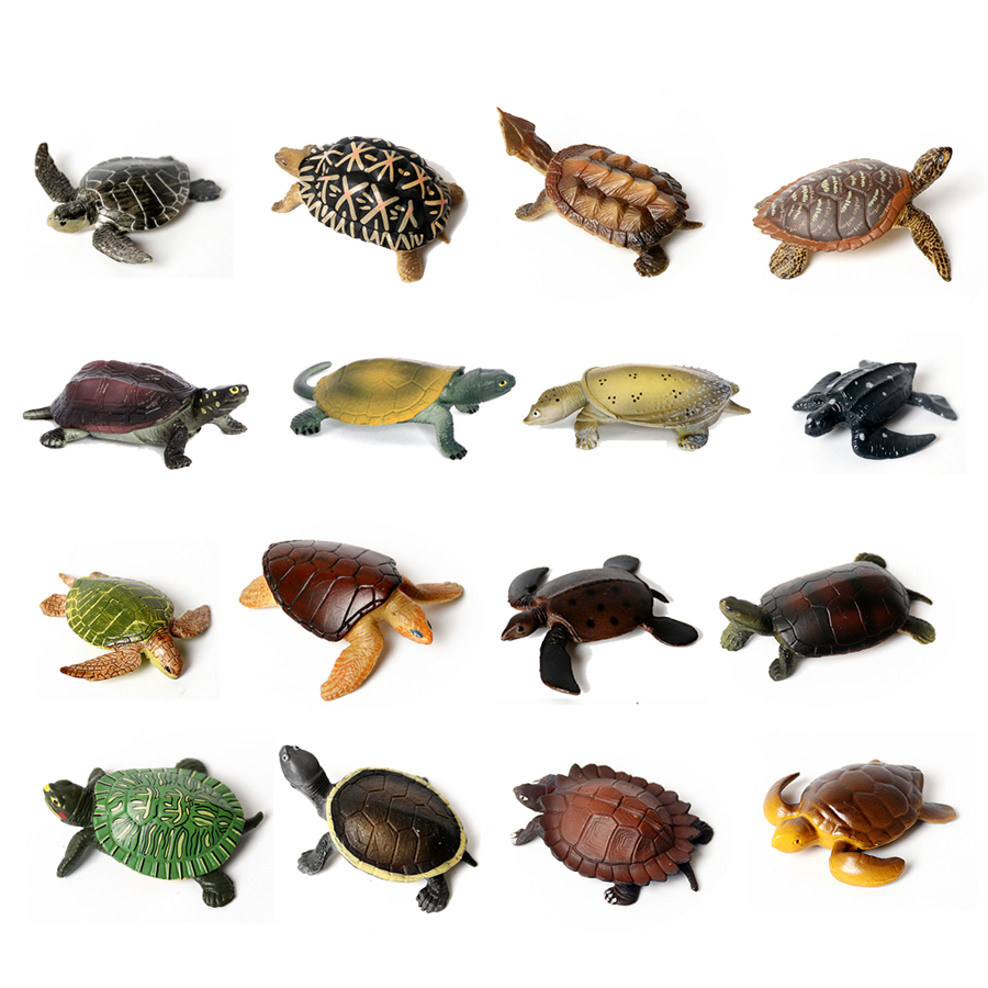 Aquarium Fish Accessories - โมเดลเต่าทะเลขนาดเล็กเหมือนจริงตุ๊กตาเต่าทะเลของตกแต่งของตกแต่งตู้ปลาพิพิธภัณฑ์สัตว์น้ำ