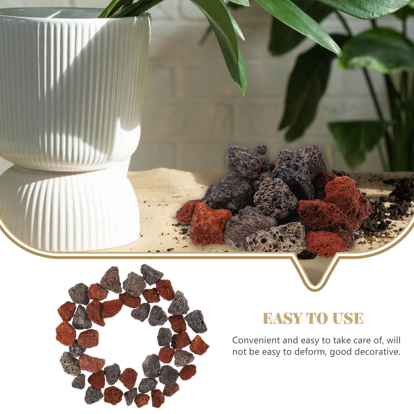 1 ชุดหินตกแต่งกรวดตู้ปลาอุปกรณ - Aquarium Fish Accessories บทวิจารณ์และราคา