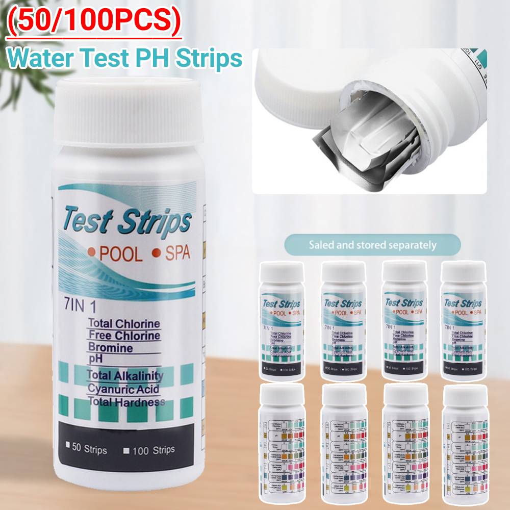 50/100PCS ทดสอบน้ํา PH แถบ 7-i - Aquarium Fish Accessories บทวิจารณ์และราคา