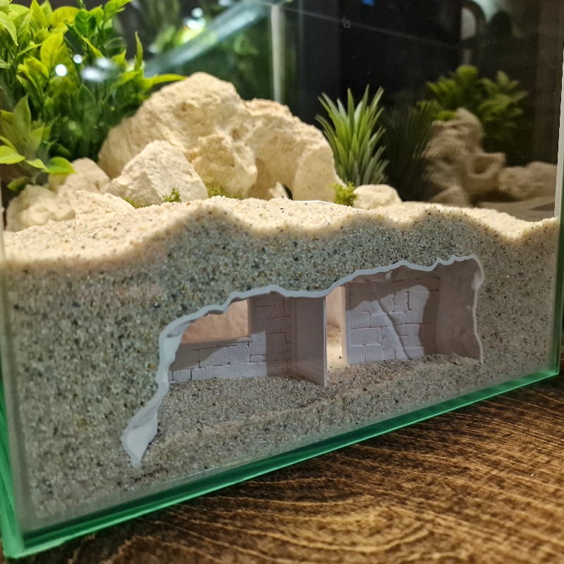 ของตกแต่งตู้ปลาแบบ 3 มิติ รูปท - Aquarium Fish Hide บทวิจารณ์และราคา