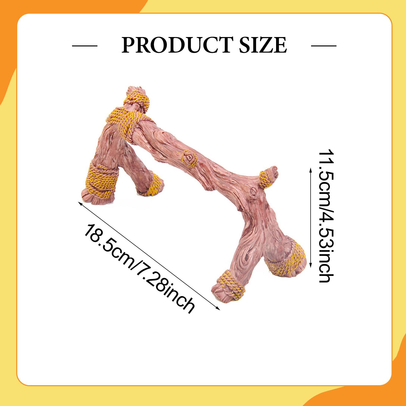 กิ่งไม้ปีนป่ายสำหรับงู ทำจากเร - Aquarium Fish Hide บทวิจารณ์และราคา