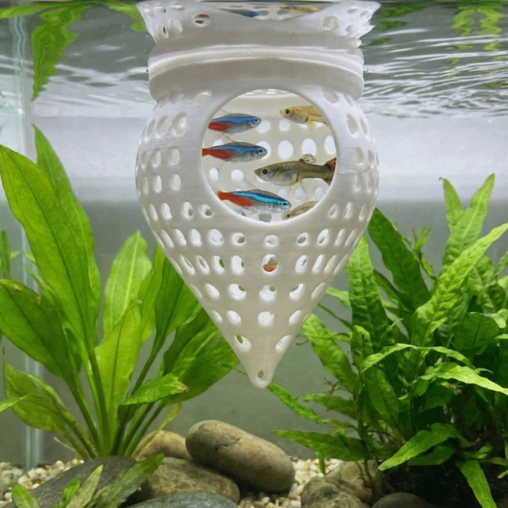 ที่นอนปลาแบบลอยน้ำพิมพ์ 3 มิติ - Aquarium Fish Cave บทวิจารณ์และราคา