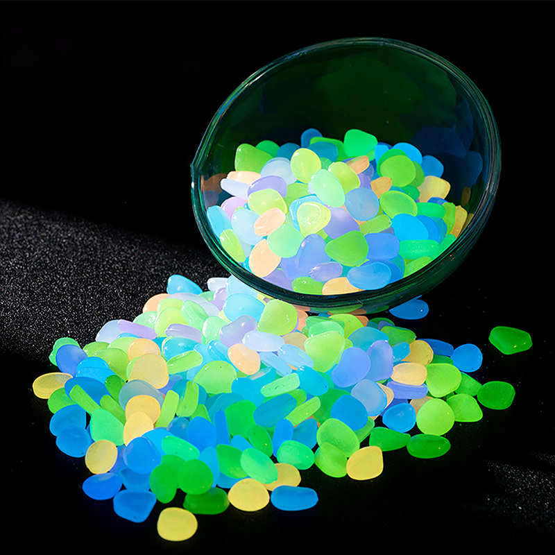 100 ชิ้น หินเรืองแสงตกแต่งสวน  - Aquarium Fish Accessories บทวิจารณ์และราคา