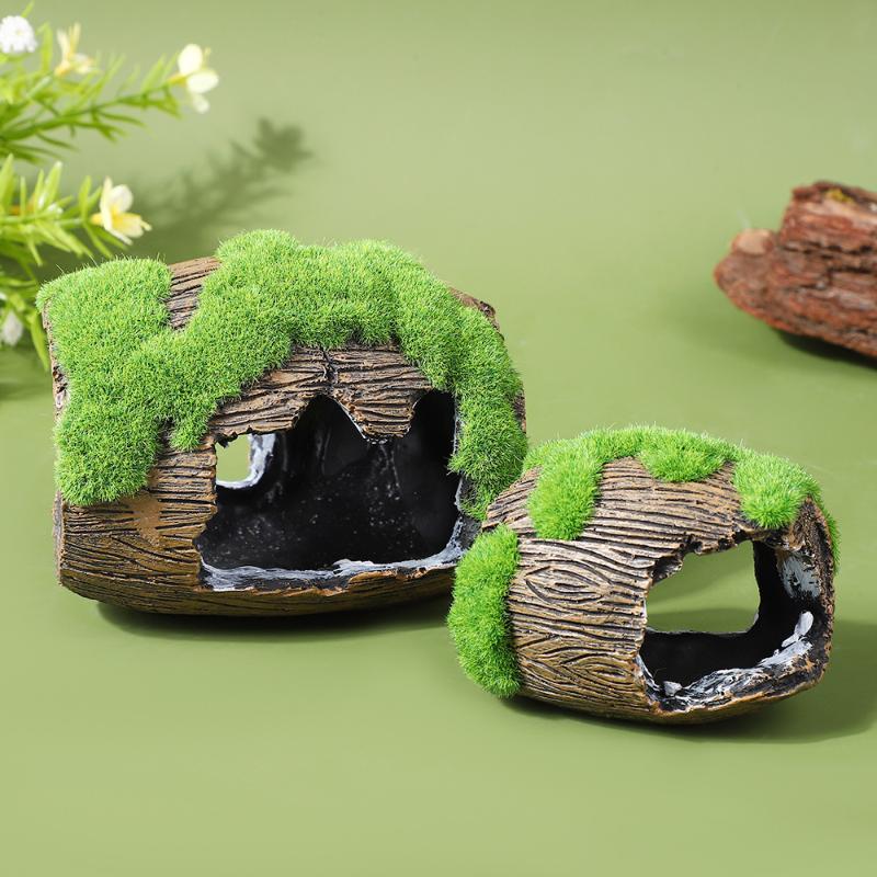 อุปกรณ์ตกแต่งตู้ปลา รูปแบบถ้ำซ - Aquarium Fish Hide บทวิจารณ์และราคา