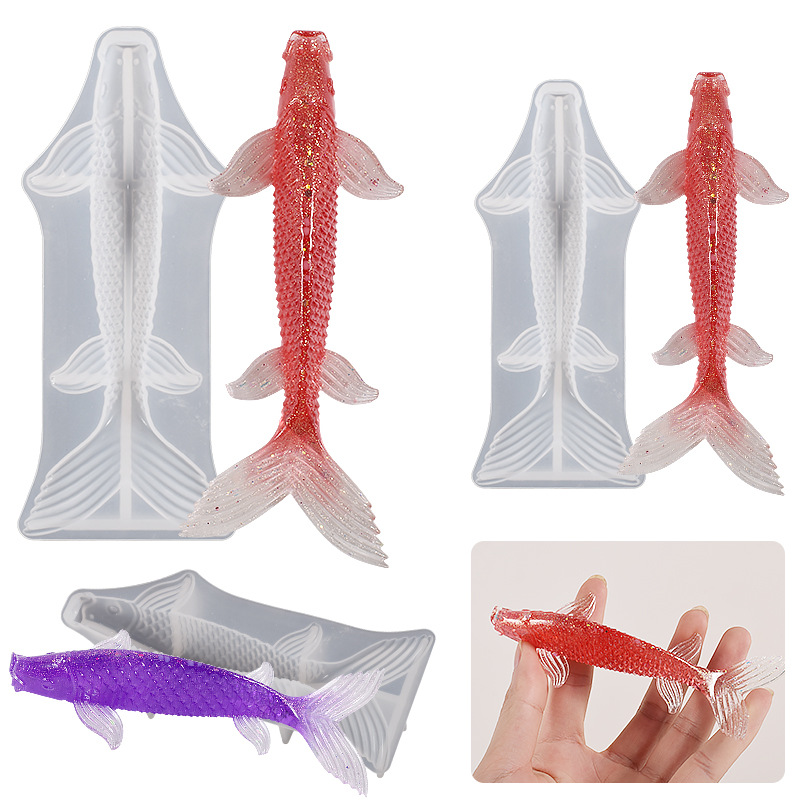 แม่พิมพ์เรซิ่นอีพ็อกซี่รูปปลาค - Aquarium Fish Guppy บทวิจารณ์และราคา