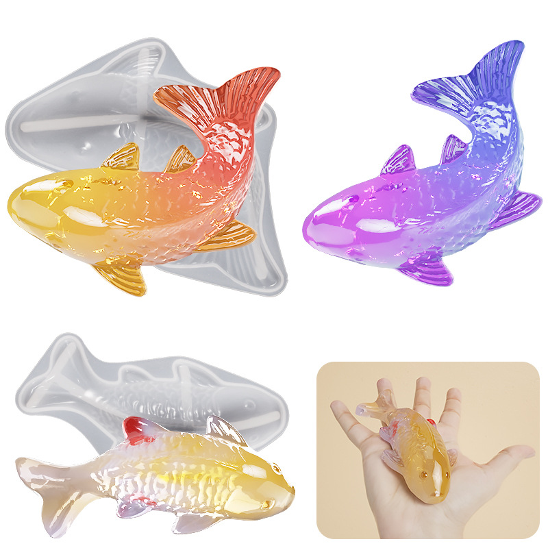 แม่พิมพ์เรซิ่นอีพ็อกซี่รูปปลาค - Aquarium Fish Guppy บทวิจารณ์และราคา