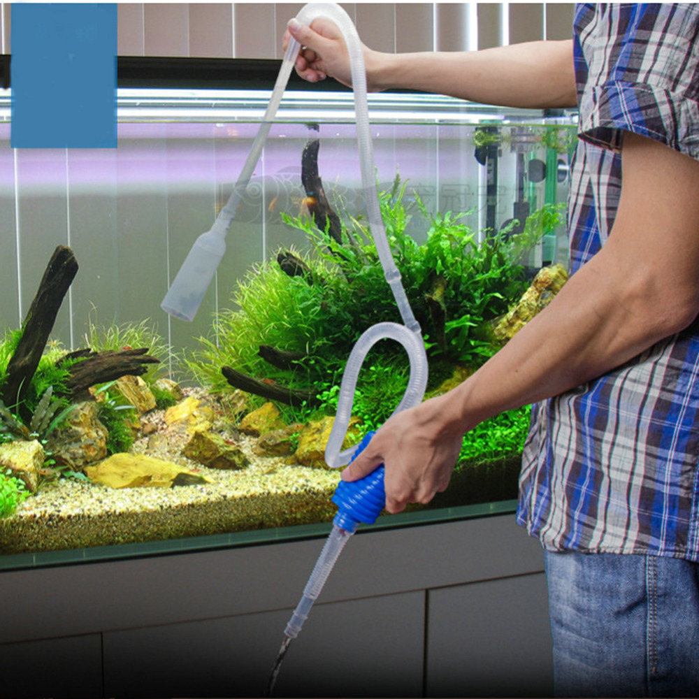 ถังกาลักน้ำปลากาลักน้ำสำหรับตู - Aquarium Fish Waste Collector บทวิจารณ์และราคา