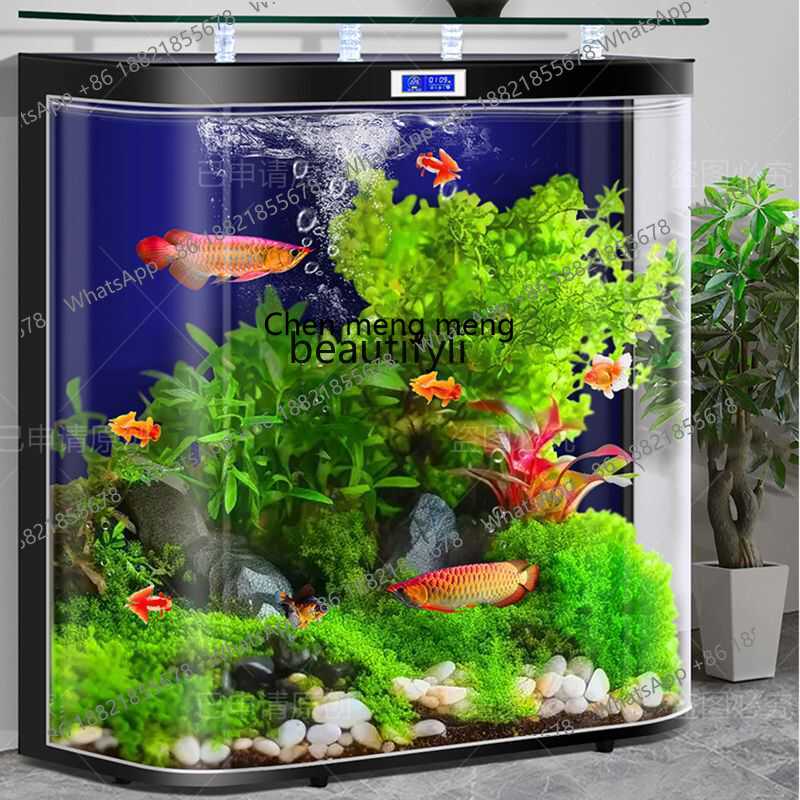 ตู้ปลาแก้วแบบตั้งพื้นสำหรับห้อ - Xchange Aquarium Fish บทวิจารณ์และราคา