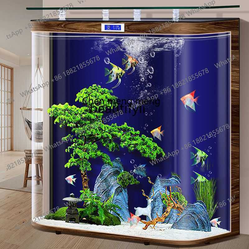 ตู้ปลาแก้วแบบตั้งพื้นสำหรับห้อ - Xchange Aquarium Fish บทวิจารณ์และราคา