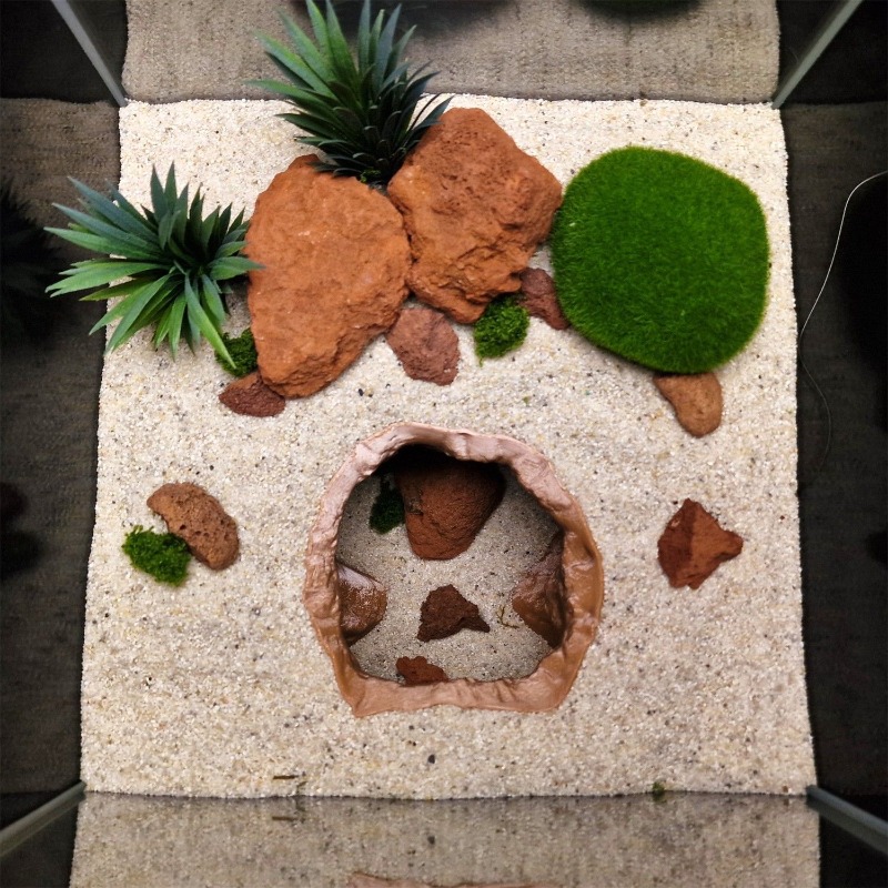 ของตกแต่งตู้ปลาแบบถ้ำหลุมบ่อ - - Aquarium Fish Cave บทวิจารณ์และราคา