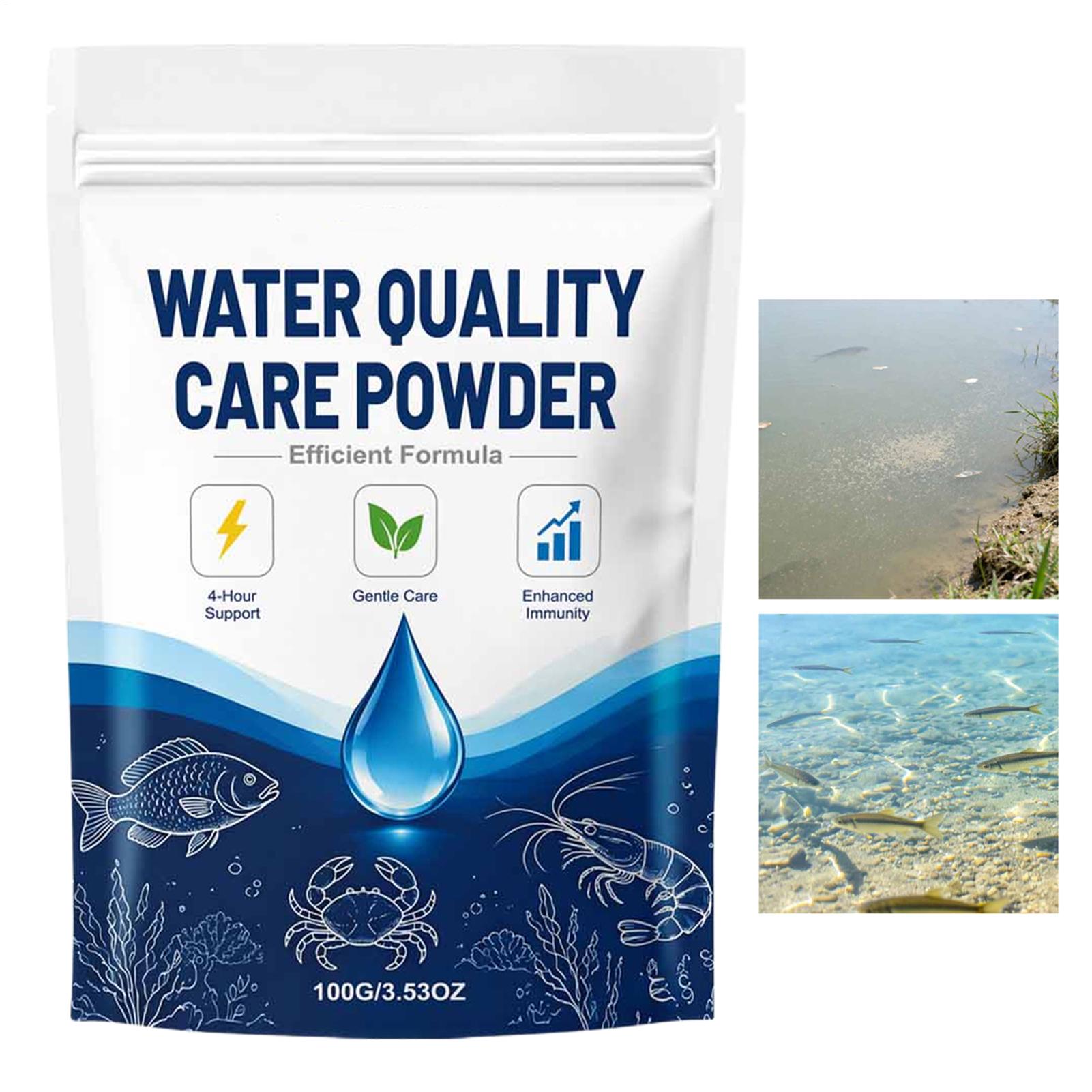 ผงปรับสภาพน้ำในตู้ปลา 100 กรัม - Aquarium Fish Medicine บทวิจารณ์และราคา