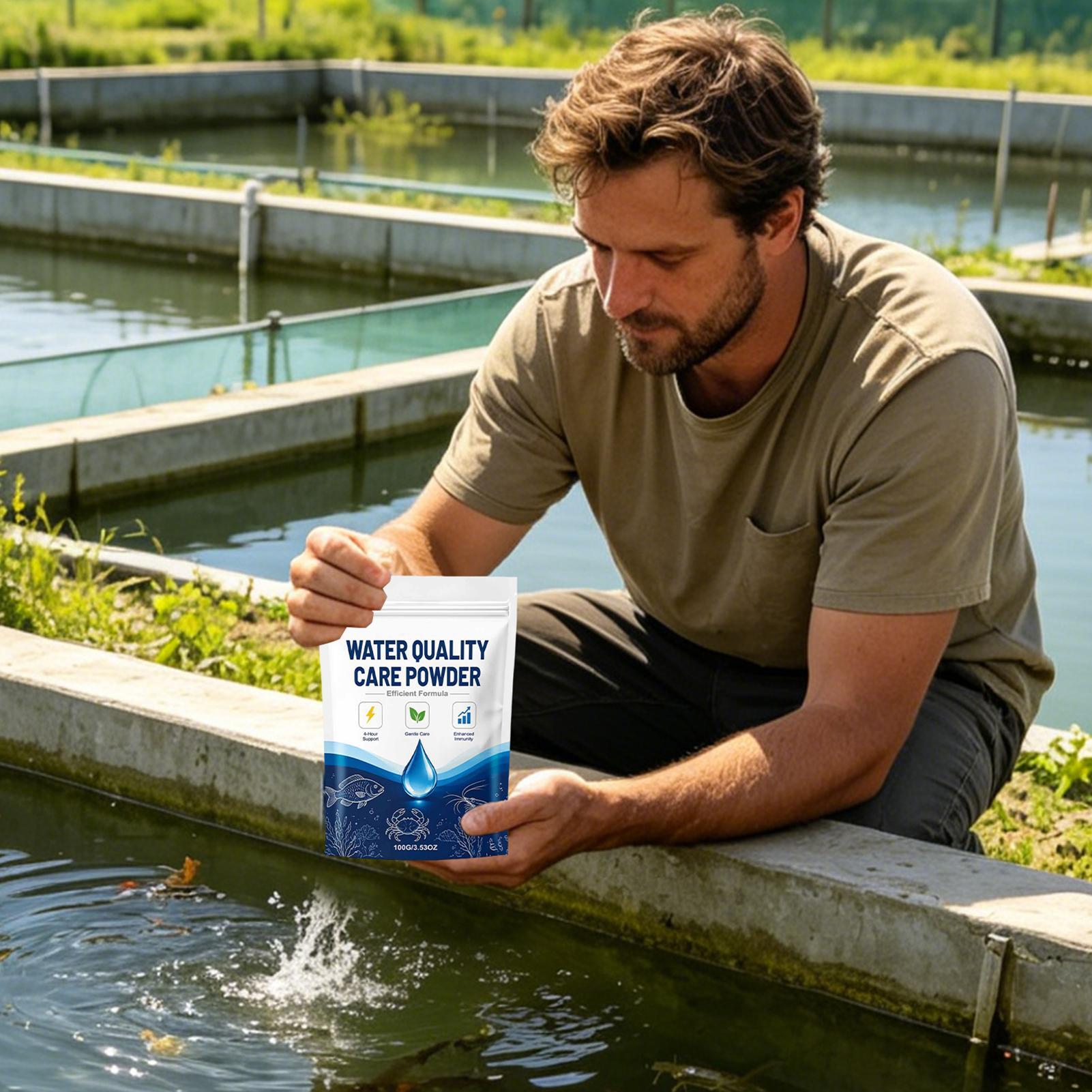 ผงปรับสภาพน้ำในตู้ปลา 100 กรัม - Aquarium Fish Medicine บทวิจารณ์และราคา