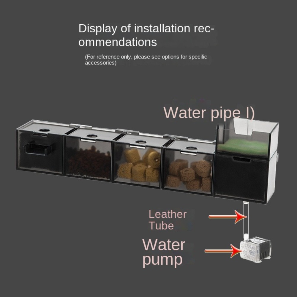 กล่องกรองน้ำตู้ปลาแบบสาม-in-หน - Aquarium Fish Waste Collector บทวิจารณ์และราคา