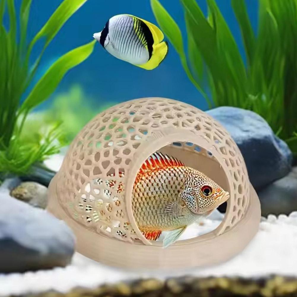 ที่หลบภัยปลาและกุ้งในตู้ปลาแบบ - Aquarium Fish Cave บทวิจารณ์และราคา