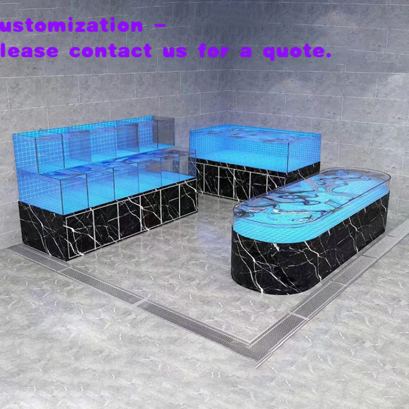 ตู้โชว์อาหารทะเลสดแบบกระจกสำหร - Aquarium Fish Restaurant บทวิจารณ์และราคา