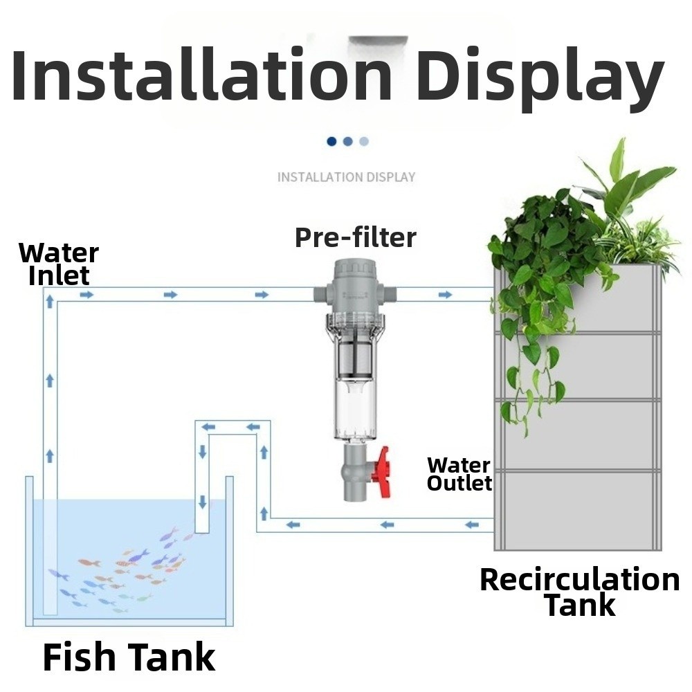 ตัวแยกของเสียในตู้ปลาแบบเกลียว - Aquarium Fish Waste Collector บทวิจารณ์และราคา