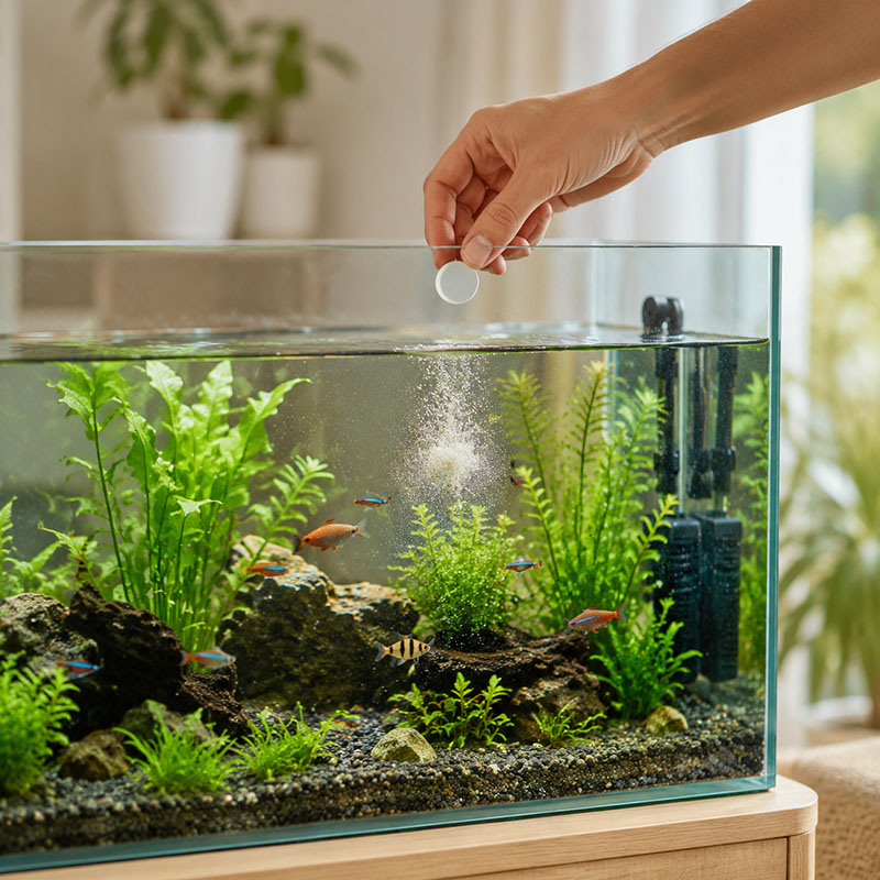 เม็ดกำจัดตะไคร่น้ำในตู้ปลา MIR - Aquarium Fish Maintenance บทวิจารณ์และราคา