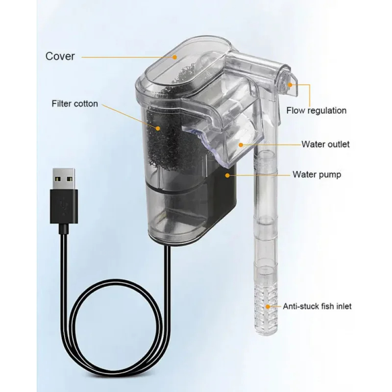 ตัวกรองแบบแขวนใหม่สำหรับตู้ปลา - Aquarium Fish Waste Collector บทวิจารณ์และราคา