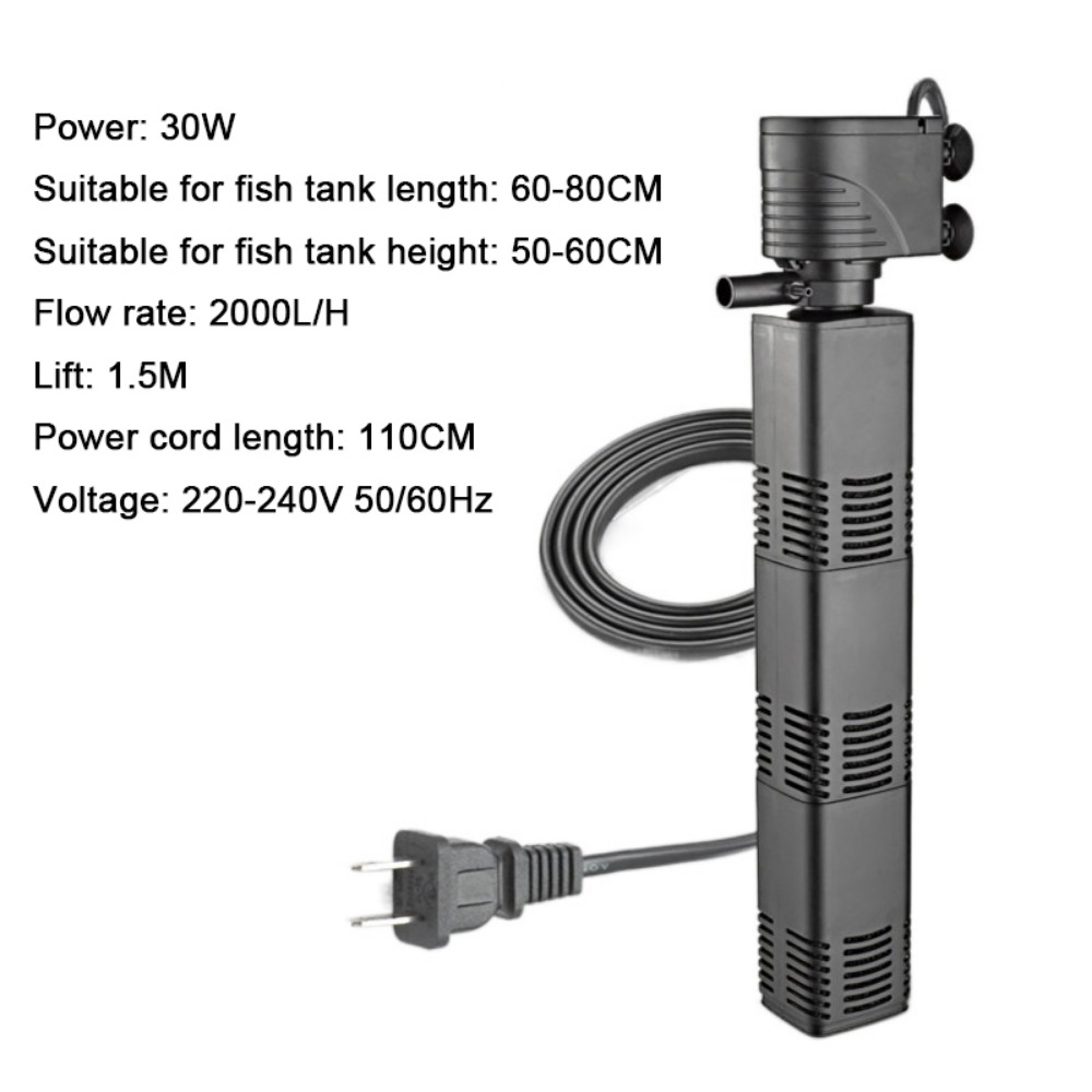 ตัวกรองตู้ปลาพลาสติก 3 in 1 กำ - Aquarium Fish Accessories บทวิจารณ์และราคา