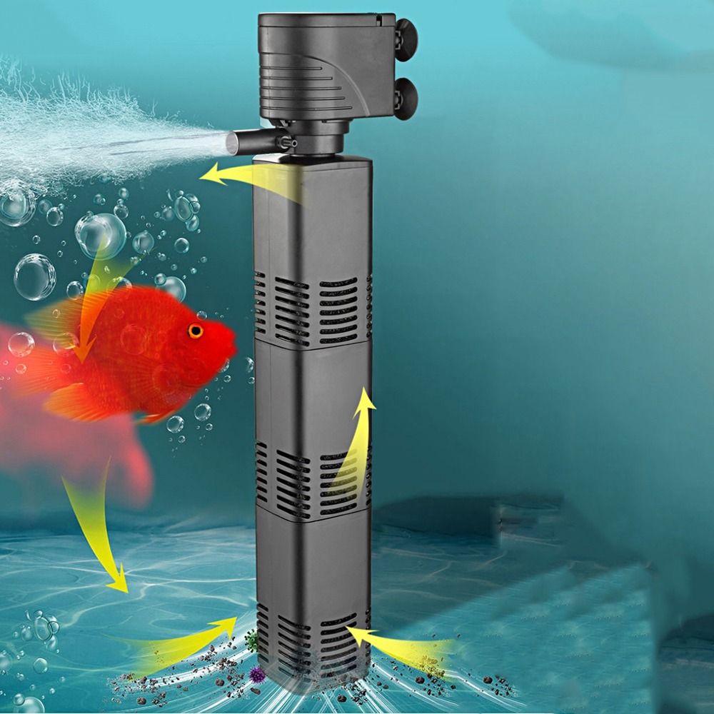 ตัวกรองตู้ปลาพลาสติก 3 in 1 กำ - Aquarium Fish Accessories บทวิจารณ์และราคา