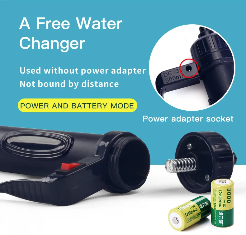 เครื่องเปลี่ยนน้ําไฟฟ้าสูญญากา - Aquarium Fish Waste Collector บทวิจารณ์และราคา