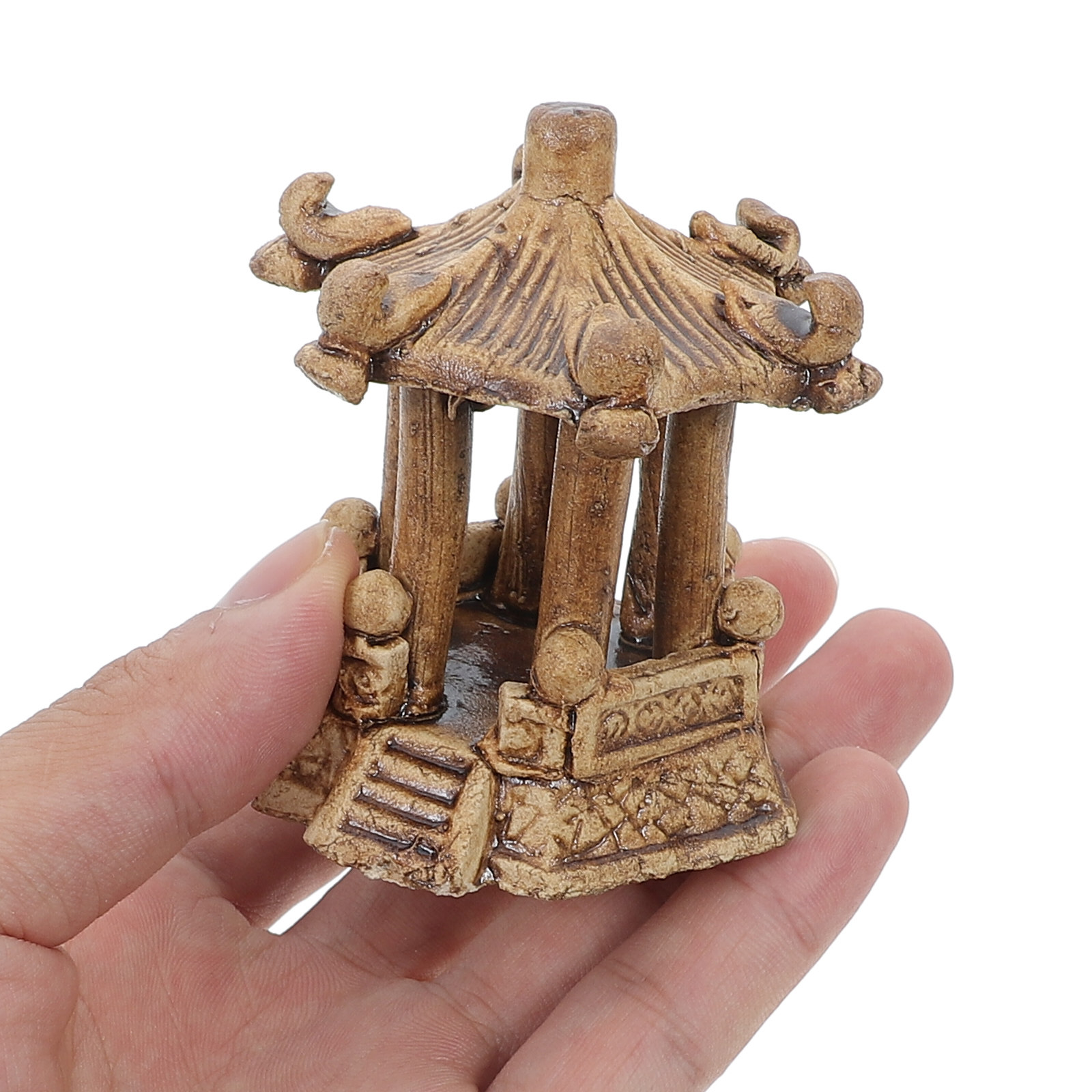 พระพุทธรูปเซรามิกทรงหกเหลี่ยมข - Aquarium Fish Accessories บทวิจารณ์และราคา