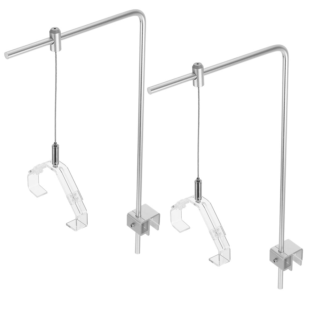 2 ชิ้นผู้ถือแสงตู้ปลาพร้อมคลิป - Aquarium Fish Light บทวิจารณ์และราคา