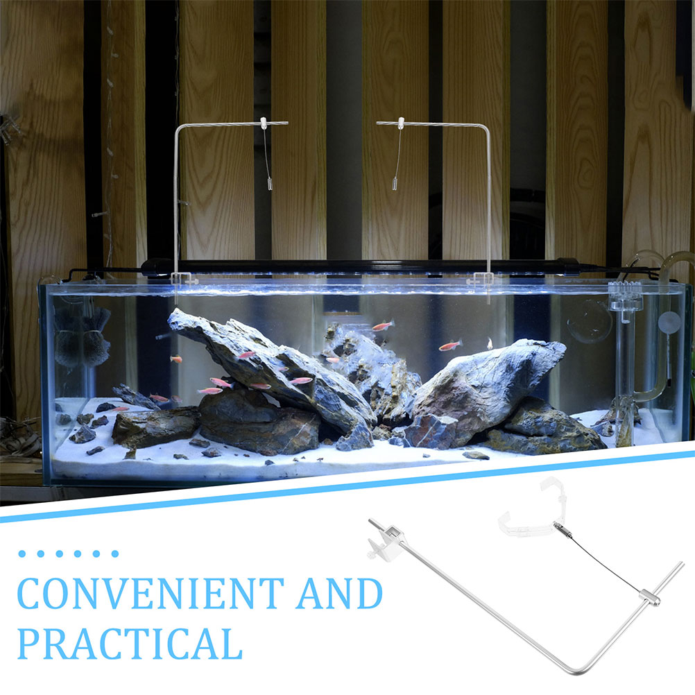 2 ชิ้นผู้ถือแสงตู้ปลาพร้อมคลิป - Aquarium Fish Light บทวิจารณ์และราคา