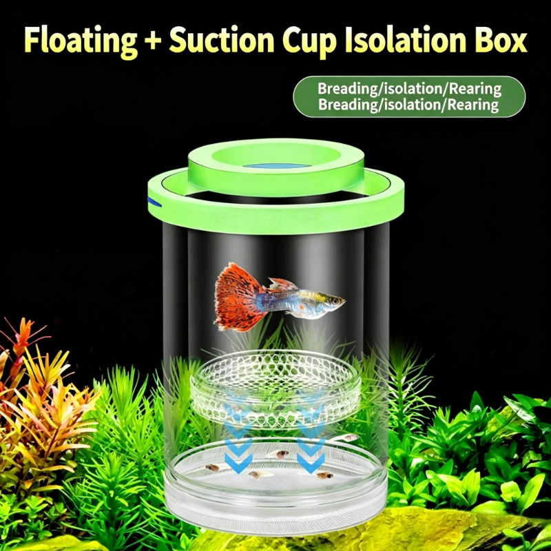 กล่องเพาะพันธุ์ปลาแบบโปร่งใสลอ - Aquarium Fish Cave บทวิจารณ์และราคา