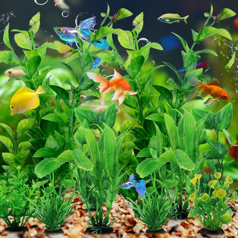 10/20 ชิ้นพืชประดับตู้ปลาประดิ - Aquarium Fish Accessories บทวิจารณ์และราคา