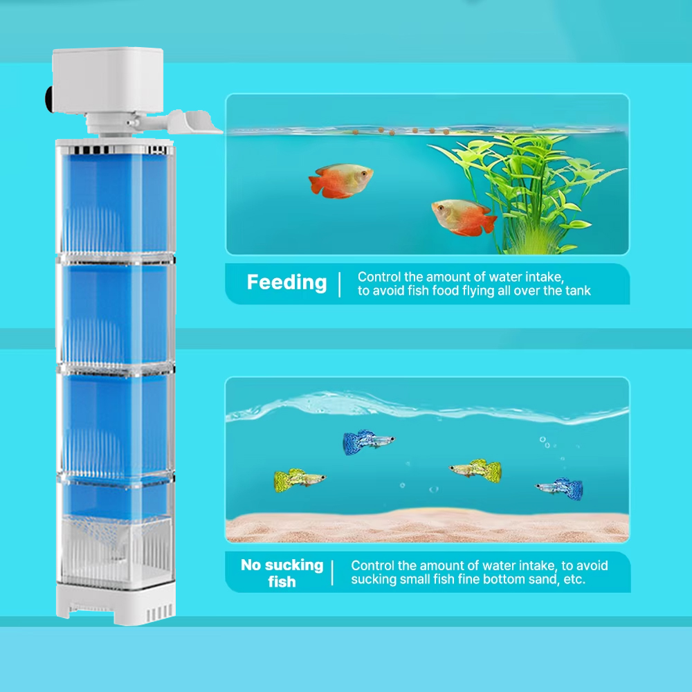 Aquarium ปั๊มกรองถังปลา Submer - Aquarium Fish Waste Collector บทวิจารณ์และราคา