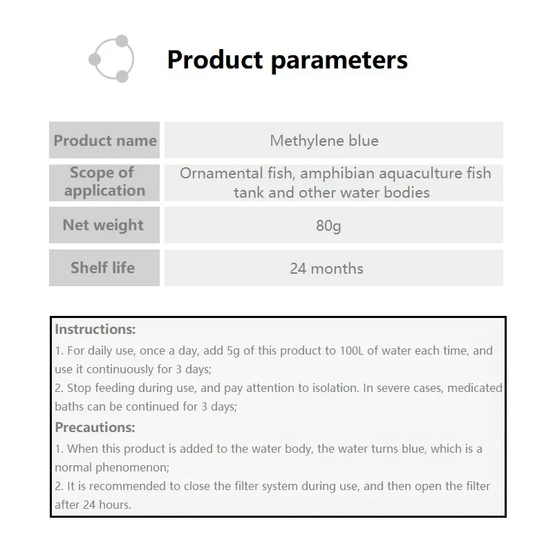 เมทิลีนปลาสวยงามสีฟ้าสําหรับพิ - Aquarium Fish Medicine บทวิจารณ์และราคา