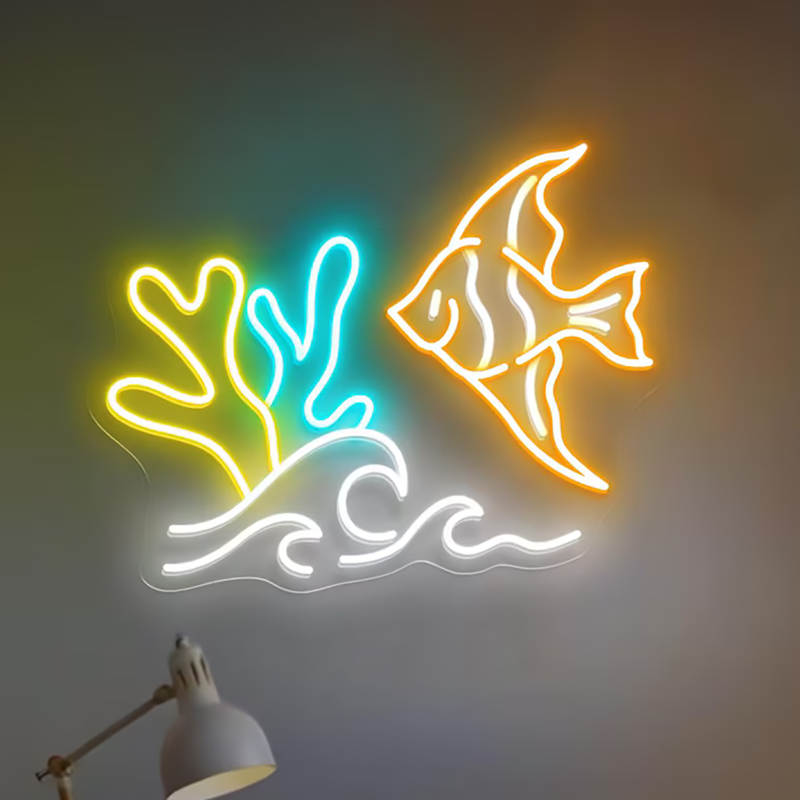 ป้ายไฟนีออนรูปปลา ของตกแต่งร้า - Aquarium Fish Restaurant บทวิจารณ์และราคา